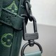 Replica Borsa messenger da uomo Louis Vuitton Trio M27154 Verde Imitazione