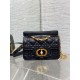 Miglior Falso Dior Mini Jolie Borsa con Manico Superiore Nera Cannage Calfskin Economiche Premium