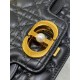Miglior Falso Dior Mini Jolie Borsa con Manico Superiore Nera Cannage Calfskin Economiche Premium