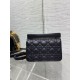 Miglior Falso Dior Mini Jolie Borsa con Manico Superiore Nera Cannage Calfskin Economiche Premium