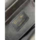 Miglior Falso Dior Mini Jolie Borsa con Manico Superiore Nera Cannage Calfskin Economiche Premium