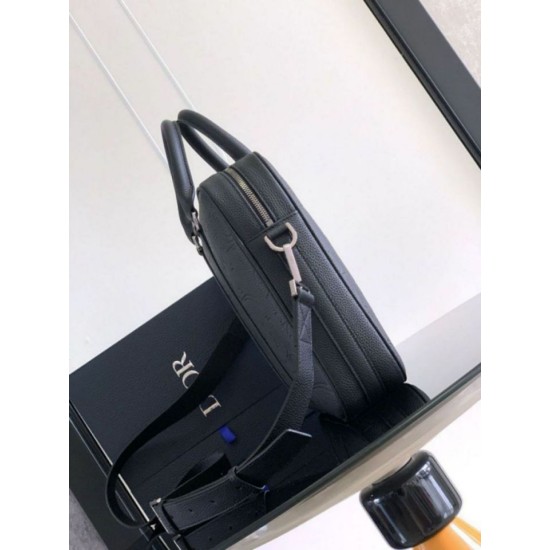 Replica perfetta Cartella Dior con cerniera Nero Gravity Imitazione Outlet Online