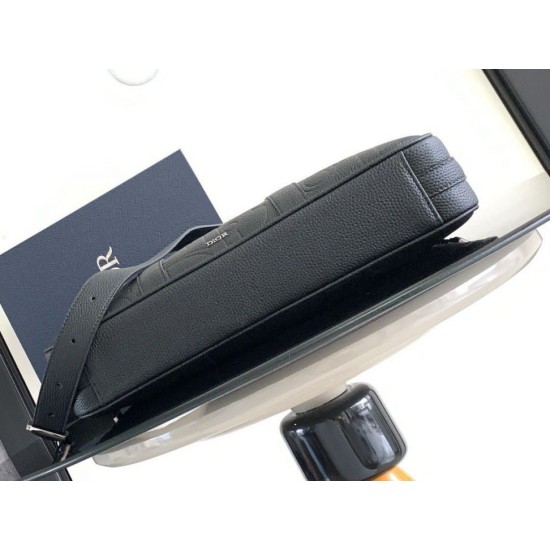 Replica perfetta Cartella Dior con cerniera Nero Gravity Imitazione Outlet Online