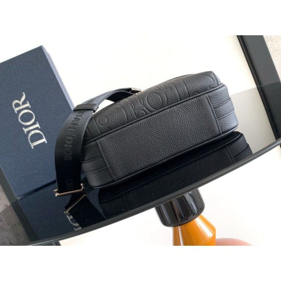 Miglior Falso Borsa a tracolla con cerniera Dior Rider 2.0 nera Gravity Economiche Premium