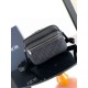 Migliore Repliche Borsa a tracolla con cerniera Dior Rider 2.0 nera obliqua con nero Economiche Outlet Online