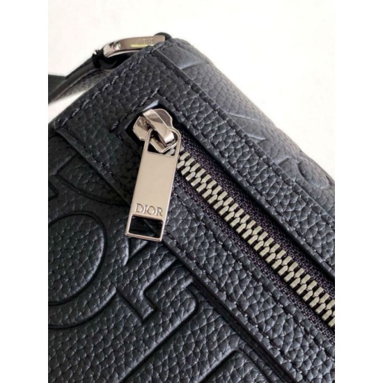 Perfette Qualità Repliche Borsa a tracolla Dior da uomo con patta nera Gravity Imitazione