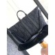 Perfette Qualità Repliche Dior Weekender 40 Borsa Maxi Dior Oblique Jacquard Nero Imitazione