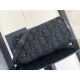 Perfette Qualità Repliche Dior Weekender 40 Borsa Maxi Dior Oblique Jacquard Nero Imitazione