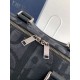 Perfette Qualità Repliche Dior Weekender 40 Borsa Maxi Dior Oblique Jacquard Nero Imitazione