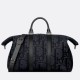 Perfette Qualità Repliche Dior Weekender 40 Borsa Maxi Dior Oblique Jacquard Nero Imitazione