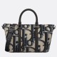 Replica perfetta Dior Weekender 25 Borsa Beige Maxi Dior Oblique Jacquard Imitazione Outlet Online