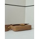 Replica perfetta Borsa media Fendi Baguette in nappa beige FF Imitazione Outlet Online