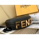 Migliore Repliche Fendi Fendigraphy Piccola Borsa Hobo Nero Economiche Outlet Online