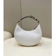 Replica perfetta Borsa Hobo Piccola Fendi Fendigraphy Bianca Imitazione Outlet Online