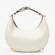 Replica perfetta Borsa Hobo Piccola Fendi Fendigraphy Bianca Imitazione Outlet Online