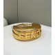 Miglior Falso Fendi Fendigraphy Piccola Borsa Hobo Oro Laminato Economiche Premium
