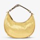 Miglior Falso Fendi Fendigraphy Piccola Borsa Hobo Oro Laminato Economiche Premium