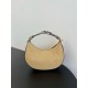Perfette Qualità Repliche Fendi Fendigraphy Piccola Borsa Hobo Rafia Naturale Imitazione