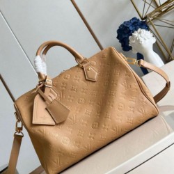 Replica perfetta Louis Vuitton Speedy Soft 30 Bag Monogram Empreinte M11323 Imitazione Outlet Online