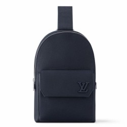 Migliore Repliche Borsa a tracolla pilota Louis Vuitton blu navy LV Aerogram M11601 Economiche Outlet Online
