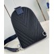 Migliore Repliche Borsa a tracolla pilota Louis Vuitton blu navy LV Aerogram M11601 Economiche Outlet Online