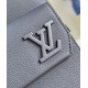 Migliore Repliche Borsa a tracolla pilota Louis Vuitton blu navy LV Aerogram M11601 Economiche Outlet Online