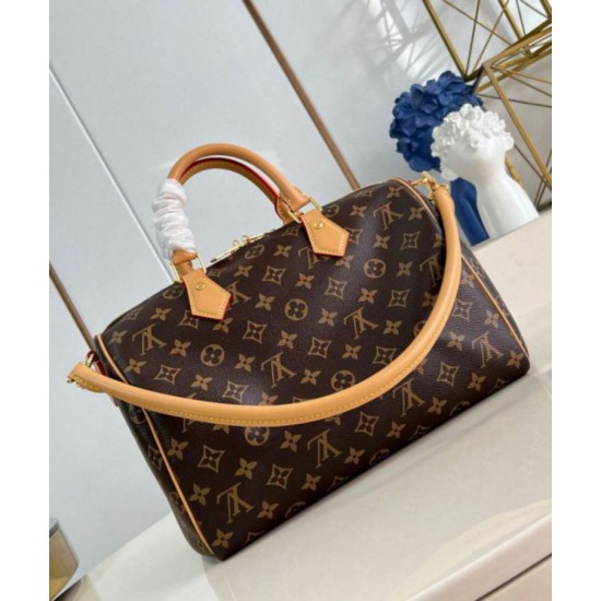 Migliore Repliche Borsa Louis Vuitton Speedy Soft 30 Crafty in tela monogramma M11945 Economiche Outlet Online