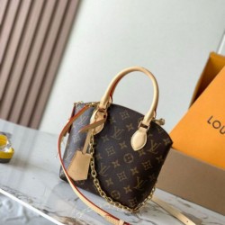 Replica perfetta Borsa Louis Vuitton Lockit BB Tela monogramma M12019 Imitazione Outlet Online