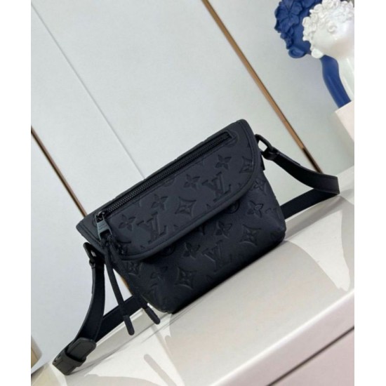 Miglior Falso Borsa indossabile Louis Vuitton Pulse con monogramma nero ombra Economiche Premium