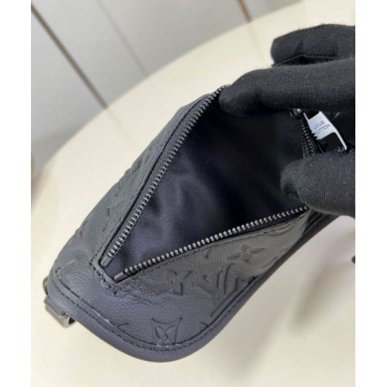 Miglior Falso Borsa indossabile Louis Vuitton Pulse con monogramma nero ombra Economiche Premium