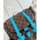 Miglior Falso Zaino Louis Vuitton Christopher MM Zaino Monogram Macassar Canvas M12729 Economiche Premium