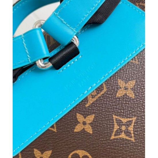 Miglior Falso Zaino Louis Vuitton Christopher MM Zaino Monogram Macassar Canvas M12729 Economiche Premium