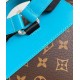 Miglior Falso Zaino Louis Vuitton Christopher MM Zaino Monogram Macassar Canvas M12729 Economiche Premium