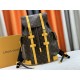 Replica perfetta Zaino Louis Vuitton Christopher MM Monogram Macassar Canvas M13202 Imitazione Outlet Online