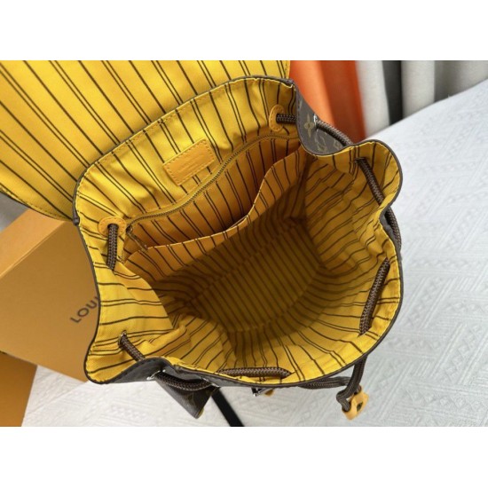 Replica perfetta Zaino Louis Vuitton Christopher MM Monogram Macassar Canvas M13202 Imitazione Outlet Online