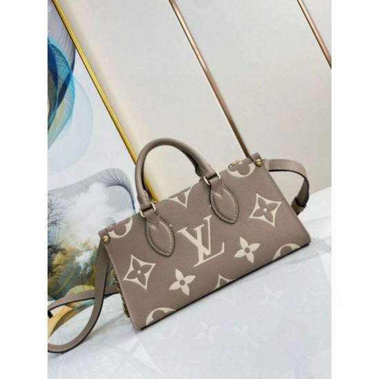 Perfette Qualità Repliche Louis Vuitton OnTheGo East West Borsa Bicolor Empreinte M23641 Imitazione