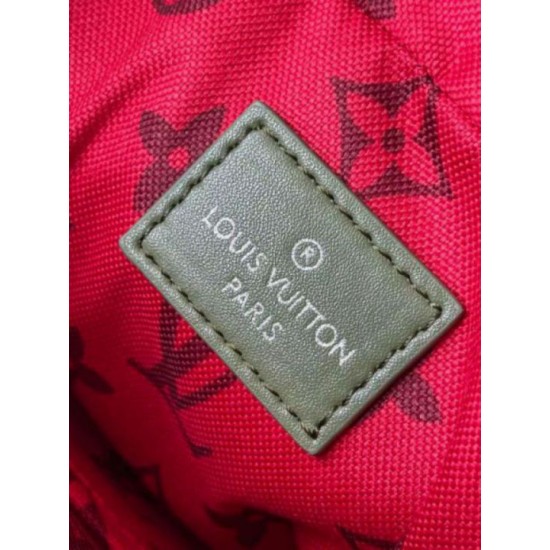 Miglior Falso Borsa a tracolla Louis Vuitton Trio Tela monogramma verde M23783 Economiche Premium