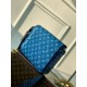 Perfette Qualità Repliche Borsa Louis Vuitton District PM Tela monogramma blu M23785 Imitazione