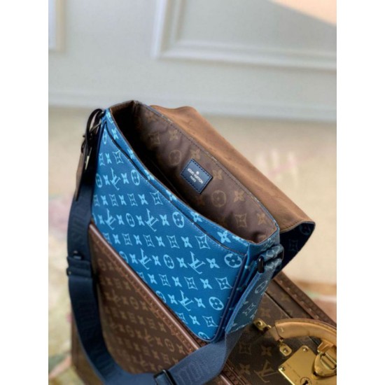 Perfette Qualità Repliche Borsa Louis Vuitton District PM Tela monogramma blu M23785 Imitazione