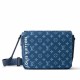 Perfette Qualità Repliche Borsa Louis Vuitton District PM Tela monogramma blu M23785 Imitazione