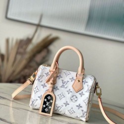 Replica perfetta Louis Vuitton Speedy Bandouliere 20 Borsa in tessuto monogramma M24709 Imitazione Outlet Online