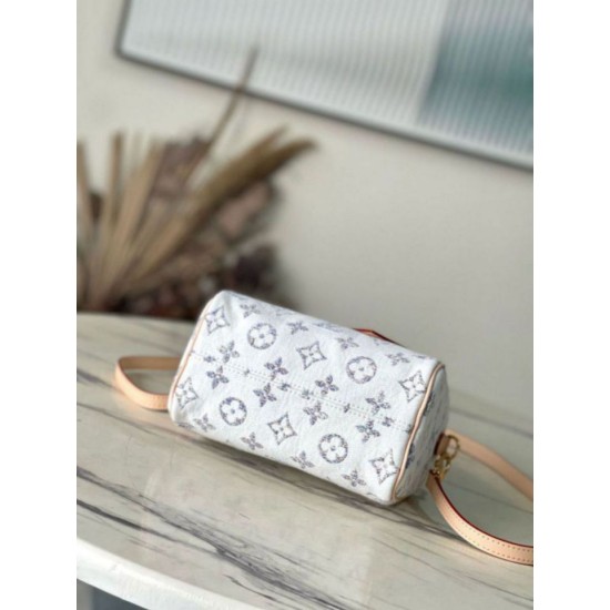 Replica perfetta Louis Vuitton Speedy Bandouliere 20 Borsa in tessuto monogramma M24709 Imitazione Outlet Online