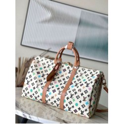 Replica perfetta Louis Vuitton Keepall Bandouliere 45 Borsa Tela Monogram Craggy M25233 Imitazione Outlet Online