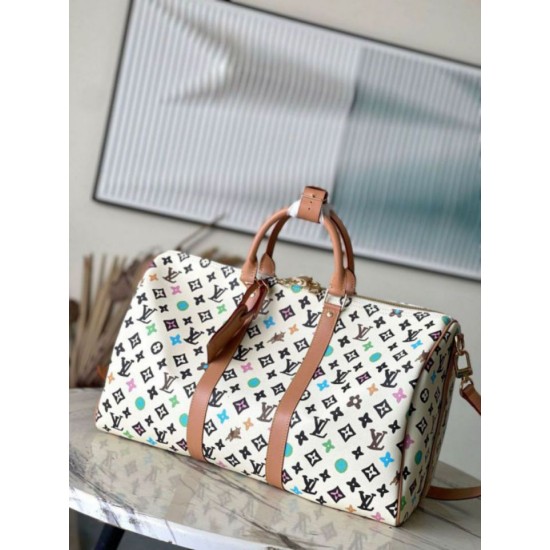 Replica perfetta Louis Vuitton Keepall Bandouliere 45 Borsa Tela Monogram Craggy M25233 Imitazione Outlet Online