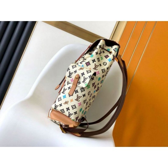 Replica perfetta Zaino Louis Vuitton Christopher MM Zaino Monogram Craggy Canvas M25240 Imitazione Outlet Online