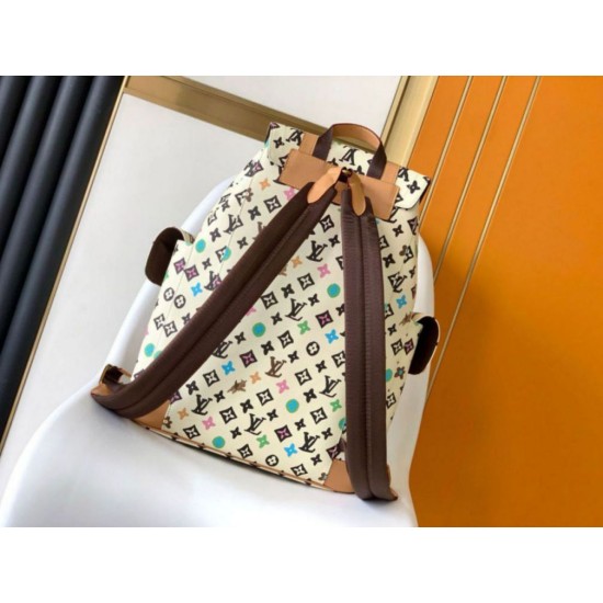Replica perfetta Zaino Louis Vuitton Christopher MM Zaino Monogram Craggy Canvas M25240 Imitazione Outlet Online