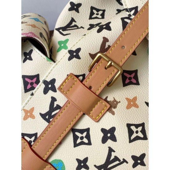 Replica perfetta Zaino Louis Vuitton Christopher MM Zaino Monogram Craggy Canvas M25240 Imitazione Outlet Online