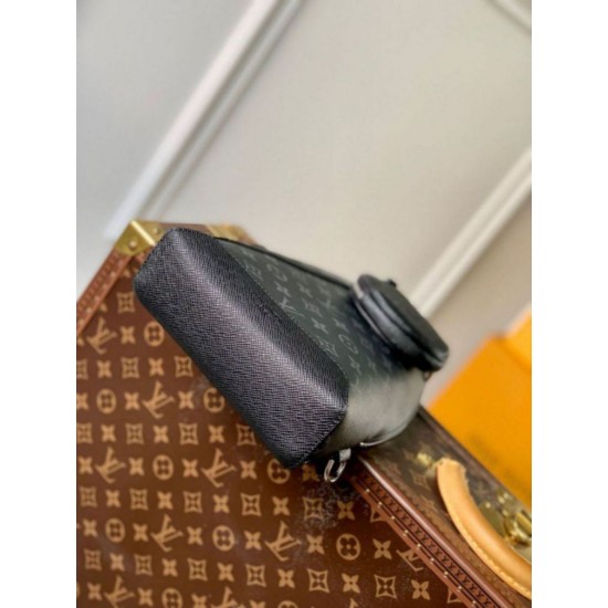 Migliore Repliche Borsa a tracolla Louis Vuitton Duo Monogram Eclipse Canvas M30936 Economiche Outlet Online