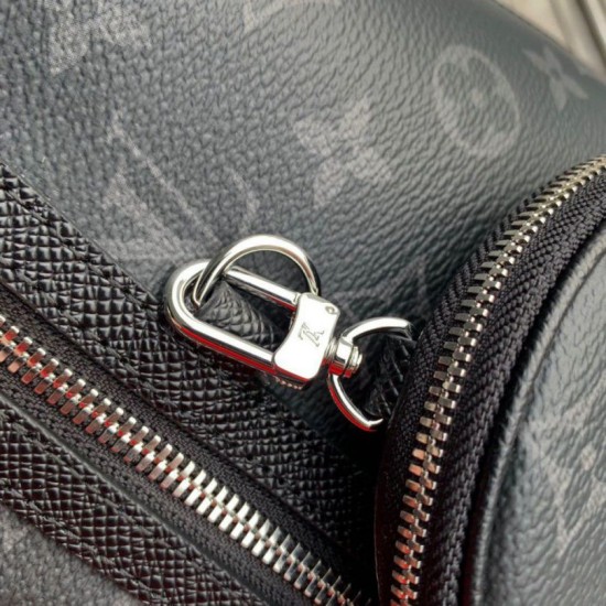 Migliore Repliche Borsa a tracolla Louis Vuitton Duo Monogram Eclipse Canvas M30936 Economiche Outlet Online