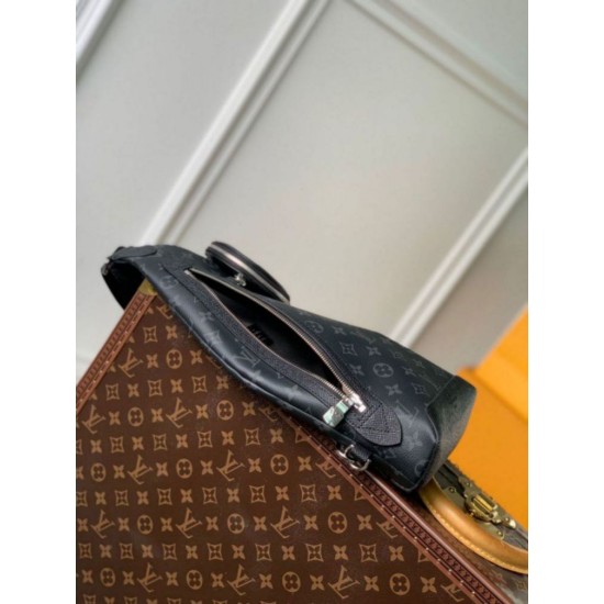 Migliore Repliche Borsa a tracolla Louis Vuitton Duo Monogram Eclipse Canvas M30936 Economiche Outlet Online